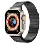 สายรัดนาฬิกา Milanese Loop สแตนเลสสตีลพร้อมตัวล็อกแม่เหล็ก สำหรับ Apple Watch SE 40mm, สำหรับ Apple Watch SE 44mm, สำหรับ Apple Watch Series 6 40mm, สำหรับ Apple Watch Series 6 44mm, สำหรับ Apple Watch Series 5 44mm, สำหรับ Apple Watch Series 5 40mm