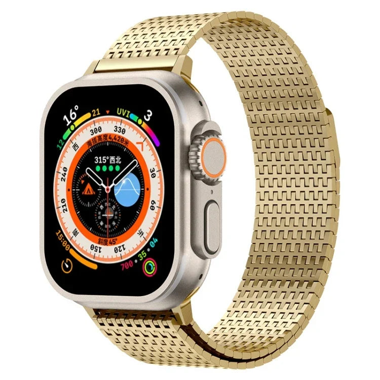 สายรัดนาฬิกาสแตนเลสสตีลแบบ Milanese Loop พร้อมหัวแม่เหล็ก สำหรับ Apple Watch 42mm, สำหรับ Apple Watch 38mm