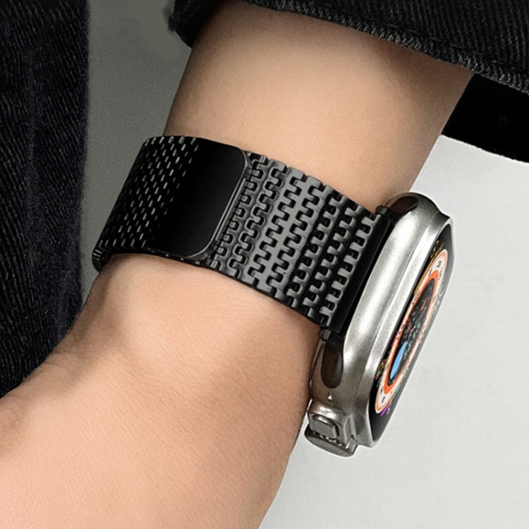 สายรัดนาฬิกา Milanese Loop สแตนเลสสตีลพร้อมตัวล็อกแม่เหล็ก สำหรับ Apple Watch SE 40mm, สำหรับ Apple Watch SE 44mm, สำหรับ Apple Watch Series 6 40mm, สำหรับ Apple Watch Series 6 44mm, สำหรับ Apple Watch Series 5 44mm, สำหรับ Apple Watch Series 5 40mm