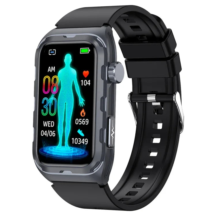 TK79 สมาร์ทวอทช์กันน้ำ IP68 ขนาด 1.47 นิ้ว รองรับ ECG / ตรวจวัดน้ำตาลในเลือด / ตรวจวัดออกซิเจนในเลือด / กรดยูริก