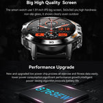 K52 สมาร์ทวอทช์หน้าจอ IPS สี่เหลี่ยม 1.39 นิ้ว รองรับการโทรบลูทูธ