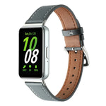 สายหนังแท้เย็บด้าย สำหรับ Samsung Galaxy Fit 3