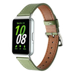 สายหนังแท้เย็บด้าย สำหรับ Samsung Galaxy Fit 3