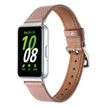 สายหนังแท้เย็บด้าย สำหรับ Samsung Galaxy Fit 3