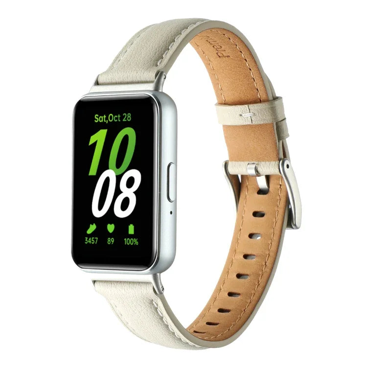 สายหนังแท้ปลายแหลม สำหรับ Samsung Galaxy Fit 3