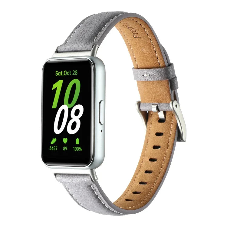สายหนังแท้ปลายแหลม สำหรับ Samsung Galaxy Fit 3
