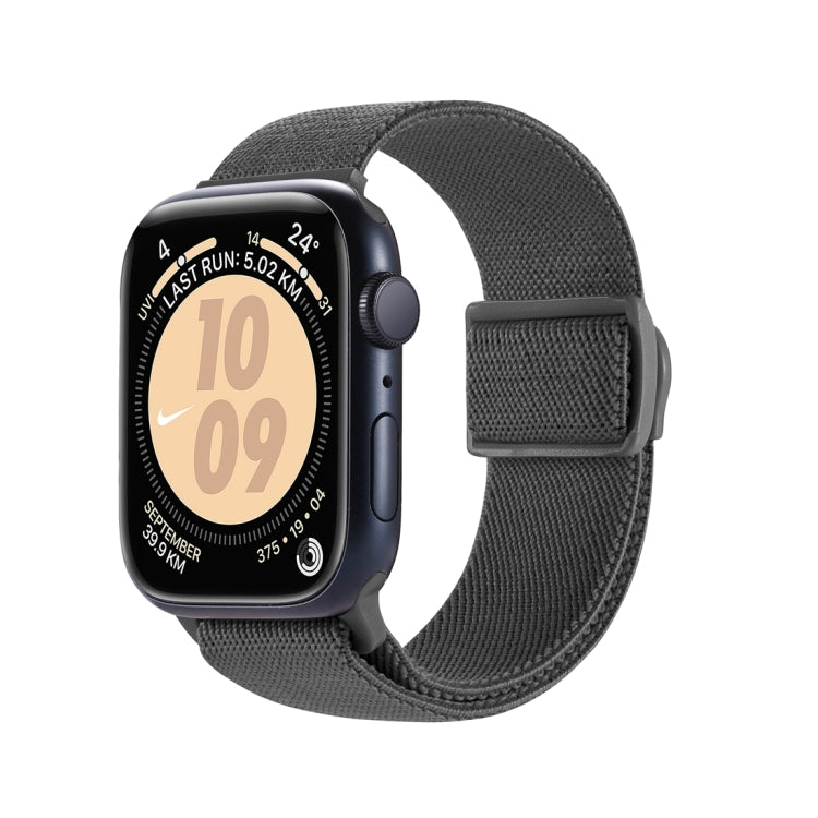สายรัดนาฬิกาไนลอนหัวล็อกสแน็ปลายคาร์บอนไฟเบอร์ สำหรับ Apple Watch SE 2023 ขนาด 40 มม. สำหรับ Apple Watch Ultra 2 ขนาด 49 มม. สำหรับ Apple Watch Series 9 ขนาด 45 มม.