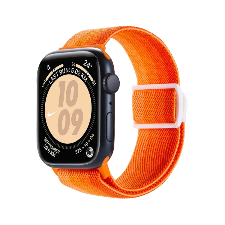 สายรัดนาฬิกาไนลอนหัวล็อกสแน็ปลายคาร์บอนไฟเบอร์ สำหรับ Apple Watch SE 2023 ขนาด 40 มม. สำหรับ Apple Watch Ultra 2 ขนาด 49 มม. สำหรับ Apple Watch Series 9 ขนาด 45 มม.