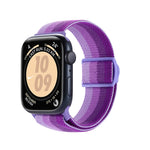สายรัดนาฬิกาไนลอนหัวล็อกสแน็ปลายคาร์บอนไฟเบอร์ สำหรับ Apple Watch SE 2023 ขนาด 40 มม. สำหรับ Apple Watch Ultra 2 ขนาด 49 มม. สำหรับ Apple Watch Series 9 ขนาด 45 มม.
