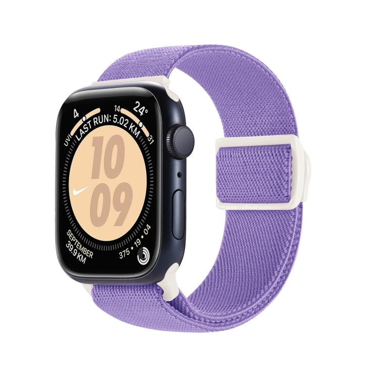 สายรัดนาฬิกาไนลอนหัวล็อกสแน็ปลายคาร์บอนไฟเบอร์ สำหรับ Apple Watch SE 2023 ขนาด 40 มม. สำหรับ Apple Watch Ultra 2 ขนาด 49 มม. สำหรับ Apple Watch Series 9 ขนาด 45 มม.