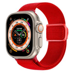 สายรัดนาฬิกาไนลอนหัวล็อกสแน็ปลายคาร์บอนไฟเบอร์ สำหรับ Apple Watch SE 2023 ขนาด 40 มม. สำหรับ Apple Watch Ultra 2 ขนาด 49 มม. สำหรับ Apple Watch Series 9 ขนาด 45 มม.