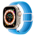 สายรัดนาฬิกาไนลอนหัวล็อกสแน็ปลายคาร์บอนไฟเบอร์ สำหรับ Apple Watch SE 2023 ขนาด 40 มม. สำหรับ Apple Watch Ultra 2 ขนาด 49 มม. สำหรับ Apple Watch Series 9 ขนาด 45 มม.