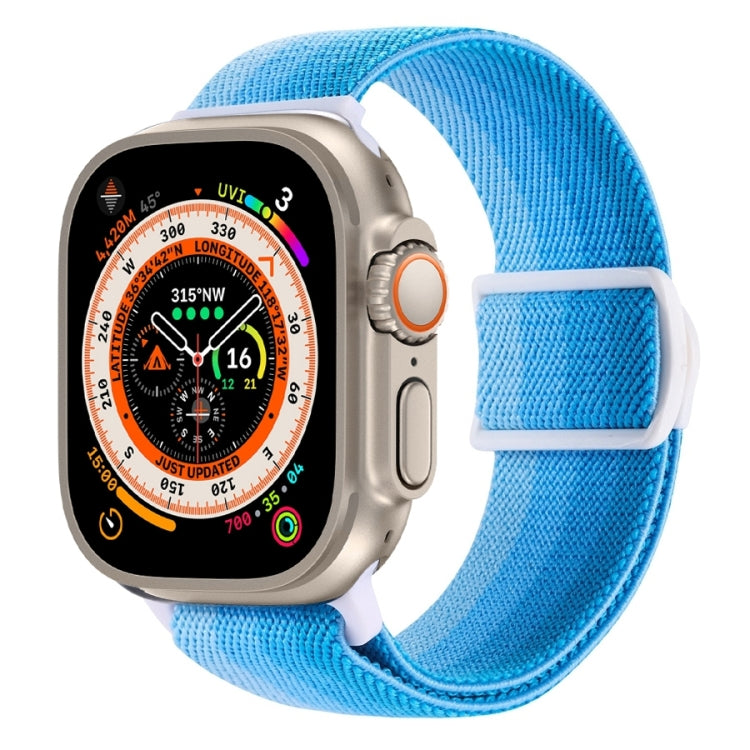 สายรัดนาฬิกาไนลอนหัวล็อกสแน็ปลายคาร์บอนไฟเบอร์ สำหรับ Apple Watch SE 2023 ขนาด 40 มม. สำหรับ Apple Watch Ultra 2 ขนาด 49 มม. สำหรับ Apple Watch Series 9 ขนาด 45 มม.