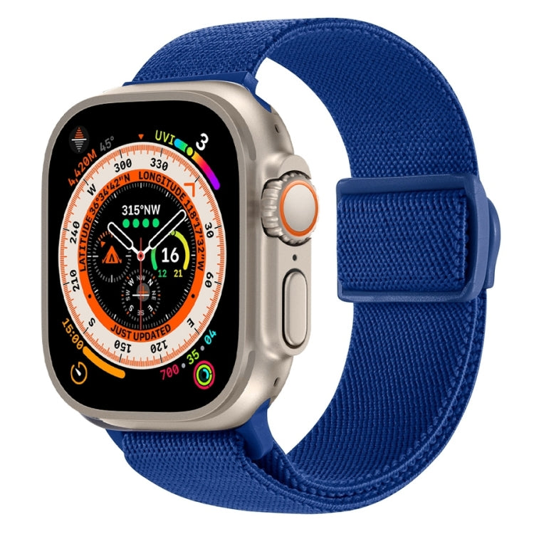สายรัดนาฬิกาไนลอนหัวล็อกสแน็ปลายคาร์บอนไฟเบอร์ สำหรับ Apple Watch SE 2023 ขนาด 40 มม. สำหรับ Apple Watch Ultra 2 ขนาด 49 มม. สำหรับ Apple Watch Series 9 ขนาด 45 มม.