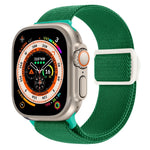 สายรัดนาฬิกาไนลอนหัวล็อกสแน็ปลายคาร์บอนไฟเบอร์ สำหรับ Apple Watch SE 2023 ขนาด 40 มม. สำหรับ Apple Watch Ultra 2 ขนาด 49 มม. สำหรับ Apple Watch Series 9 ขนาด 45 มม.
