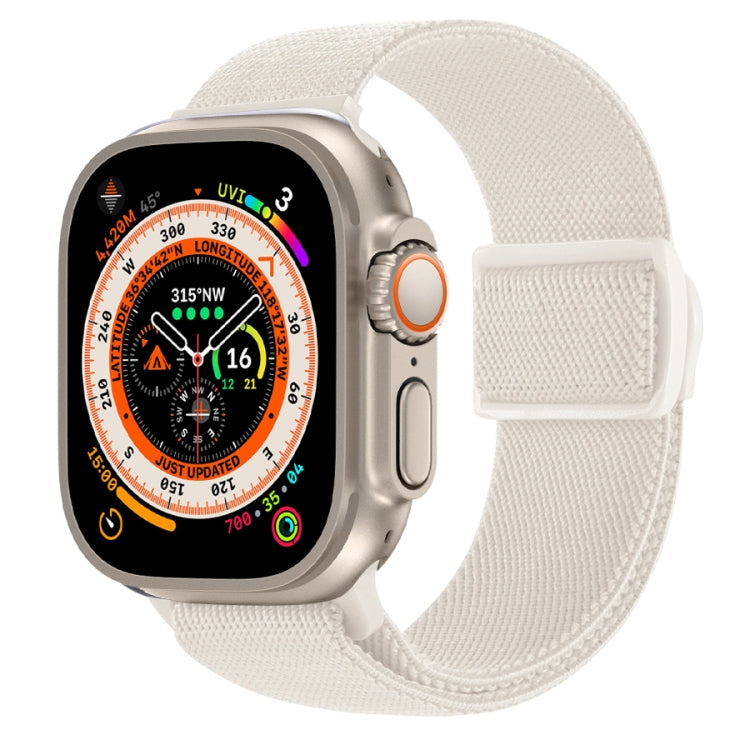 สายรัดนาฬิกาไนลอนหัวล็อกสแน็ปลายคาร์บอนไฟเบอร์ สำหรับ Apple Watch SE 2023 ขนาด 40 มม. สำหรับ Apple Watch Ultra 2 ขนาด 49 มม. สำหรับ Apple Watch Series 9 ขนาด 45 มม.
