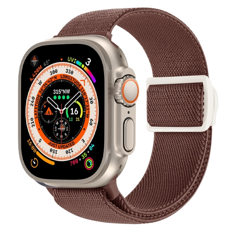สายรัดนาฬิกาไนลอนหัวล็อกสแน็ปลายคาร์บอนไฟเบอร์ สำหรับ Apple Watch SE 2023 ขนาด 40 มม. สำหรับ Apple Watch Ultra 2 ขนาด 49 มม. สำหรับ Apple Watch Series 9 ขนาด 45 มม.
