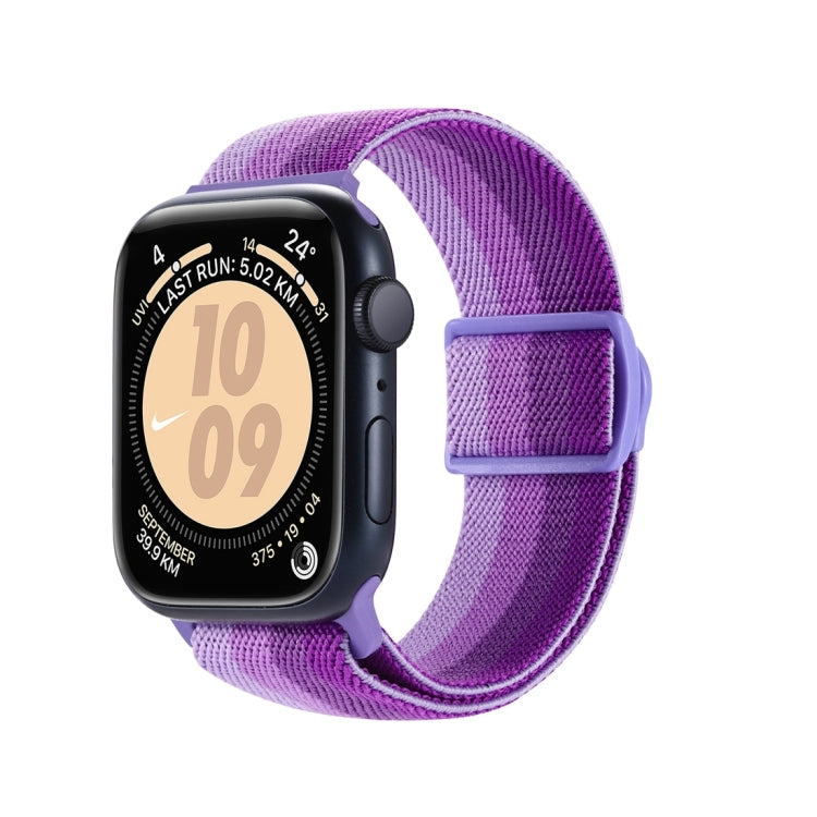 สายรัดนาฬิกาไนลอนหัวล็อกสแน็ปลายคาร์บอนไฟเบอร์ สำหรับ Apple Watch SE 2023 ขนาด 40 มม. สำหรับ Apple Watch Ultra 2 ขนาด 49 มม. สำหรับ Apple Watch Series 9 ขนาด 45 มม.