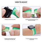 สายรัดนาฬิกาไนลอนหัวล็อกสแน็ปลายคาร์บอนไฟเบอร์ สำหรับ Apple Watch SE 2023 ขนาด 40 มม. สำหรับ Apple Watch Ultra 2 ขนาด 49 มม. สำหรับ Apple Watch Series 9 ขนาด 45 มม.