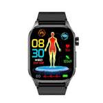 ET580 สมาร์ทวอทช์หน้าจอ AMOLED 2.04 นิ้ว รองรับการโทรบลูทูธ / ฟังก์ชัน ECG