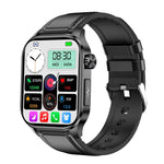 ET580 สมาร์ทวอทช์หน้าจอ AMOLED 2.04 นิ้ว รองรับการโทรบลูทูธ / ฟังก์ชัน ECG