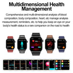 ET580 สมาร์ทวอทช์หน้าจอ AMOLED 2.04 นิ้ว รองรับการโทรบลูทูธ / ฟังก์ชัน ECG