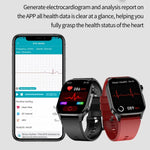 ET580 สมาร์ทวอทช์หน้าจอ AMOLED 2.04 นิ้ว รองรับการโทรบลูทูธ / ฟังก์ชัน ECG