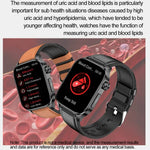 ET580 สมาร์ทวอทช์หน้าจอ AMOLED 2.04 นิ้ว รองรับการโทรบลูทูธ / ฟังก์ชัน ECG