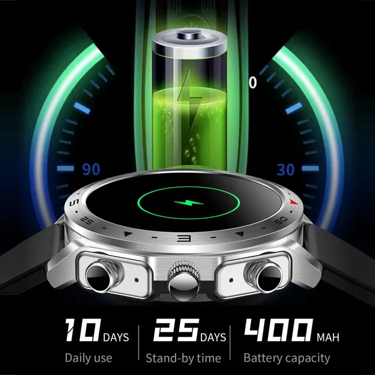 LEMFO T95 สมาร์ทวอทช์หน้าจอ IPS 1.52 นิ้ว พร้อมหูฟังบลูทูธ 2 in 1 รองรับการตรวจสุขภาพ