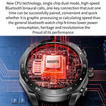 LEMFO T95 สมาร์ทวอทช์หน้าจอ IPS 1.52 นิ้ว พร้อมหูฟังบลูทูธ 2 in 1 รองรับการตรวจสุขภาพ