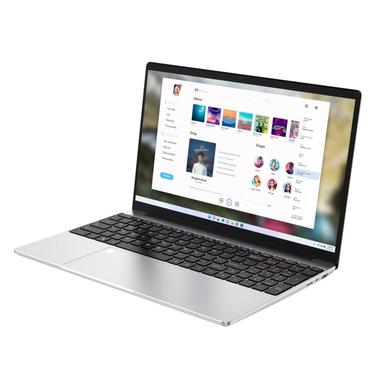 GXMO F152G แล็ปท็อป 15.6 นิ้ว, Windows 11 Intel Alder Lake N95 Quad Core, รองรับสแกนลายนิ้วมือปลดล็อก, 16GB+512GB