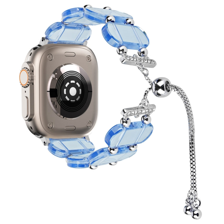 สายรัดนาฬิกาโซ่เรซินแบบดึงออกได้ สำหรับ Apple Watch Ultra 2 ขนาด 49 มม. สำหรับ Apple Watch Series 9 ขนาด 45 มม.