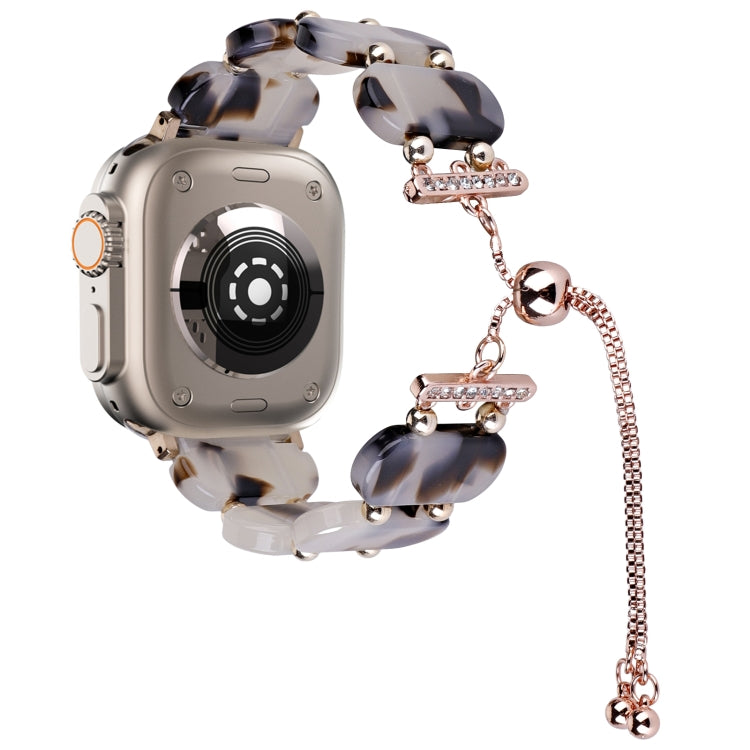 สายรัดนาฬิกาโซ่เรซินแบบดึงออกได้ สำหรับ Apple Watch Ultra 2 ขนาด 49 มม. สำหรับ Apple Watch Series 9 ขนาด 45 มม.