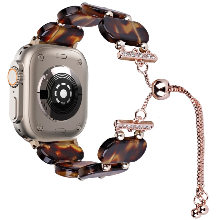 สายรัดนาฬิกาโซ่เรซินแบบดึงออกได้ สำหรับ Apple Watch Ultra 2 ขนาด 49 มม. สำหรับ Apple Watch Series 9 ขนาด 45 มม.