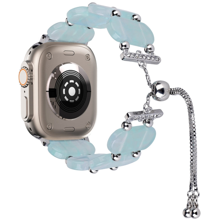 สายรัดนาฬิกาโซ่เรซินแบบดึงออกได้ สำหรับ Apple Watch Series 9 ขนาด 41 มม. สำหรับ Apple Watch Ultra ขนาด 49 มม.
