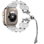 สายรัดนาฬิกาโซ่เรซินแบบดึงออกได้ สำหรับ Apple Watch Series 9 ขนาด 41 มม. สำหรับ Apple Watch Ultra ขนาด 49 มม.