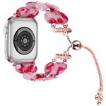 สายรัดนาฬิกาโซ่เรซินแบบเลื่อนเก็บได้ สำหรับ Apple Watch Series 5 ขนาด 44 มม. สำหรับ Apple Watch Series 5 ขนาด 40 มม.