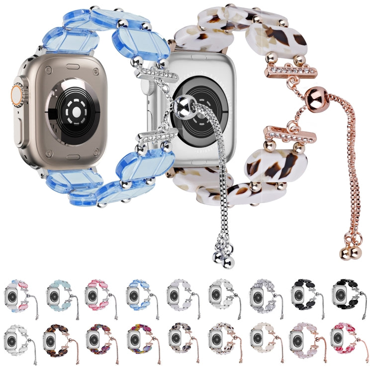 สายรัดนาฬิกาโซ่เรซินแบบดึงออกได้ สำหรับ Apple Watch Series 7 ขนาด 41 มม. สำหรับ Apple Watch Series 7 ขนาด 45 มม.