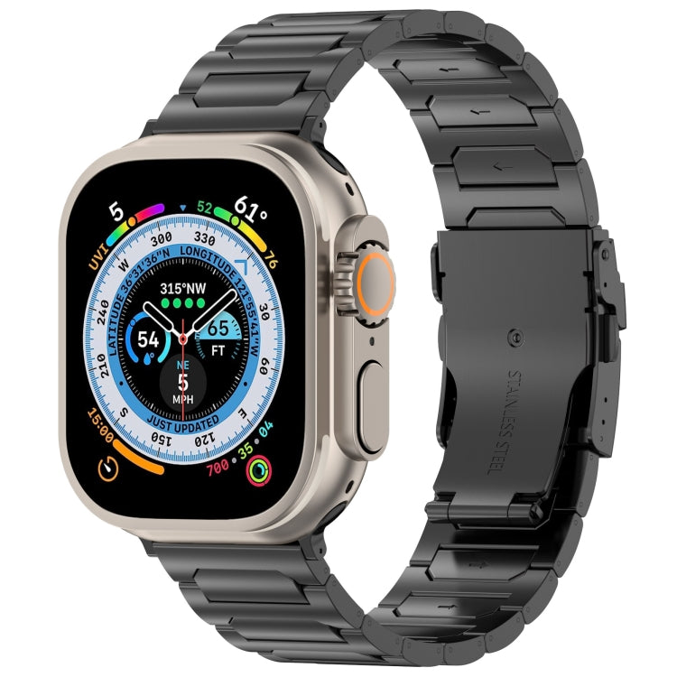 I-Shaped Titanium Metal Watch Band, For Apple Watch SE 2023 44mm, For Apple Watch SE 2023 40mm, For Apple Watch Ultra 2 49mm, For Apple Watch Series 9 45mm, For Apple Watch Series 9 41mm, For Apple Watch Ultra 49mm, For Apple Watch Series 8 41mm       ...