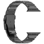 I-Shaped Titanium Metal Watch Band, For Apple Watch SE 40mm, For Apple Watch SE 44mm, For Apple Watch Series 6 40mm, For Apple Watch Series 6 44mm, For Apple Watch Series 5 44mm, For Apple Watch Series 5 40mm, For Apple Watch Series 4 44mm             ...