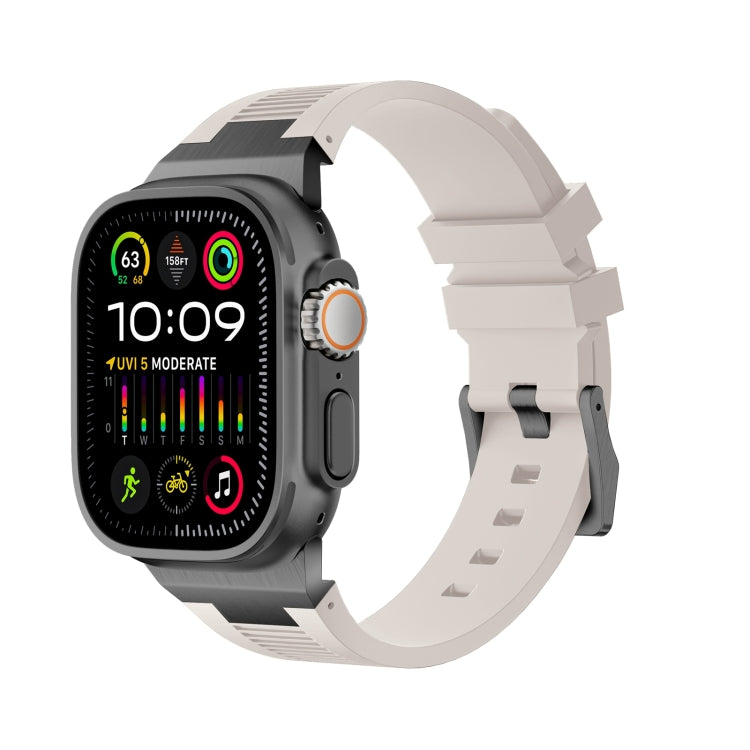 สายรัดนาฬิกาซิลิโคนเหลว Loners สำหรับ Apple Watch SE 2023 44mm, สำหรับ Apple Watch Ultra 2 49mm, สำหรับ Apple Watch Series 9 45mm