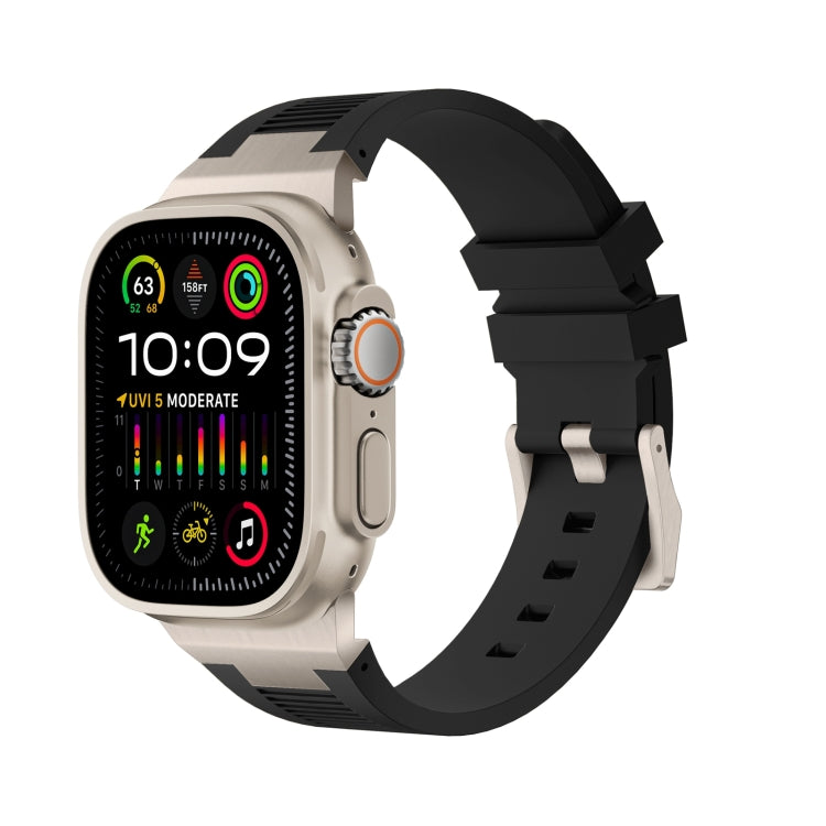 สายรัดนาฬิกาซิลิโคนเหลว Loners สำหรับ Apple Watch SE 2023 44mm, สำหรับ Apple Watch Ultra 2 49mm, สำหรับ Apple Watch Series 9 45mm