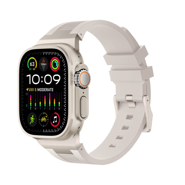 สายรัดนาฬิกาซิลิโคนเหลว Loners สำหรับ Apple Watch SE 2023 44mm, สำหรับ Apple Watch Ultra 2 49mm, สำหรับ Apple Watch Series 9 45mm