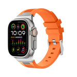 สายรัดนาฬิกาซิลิโคนเหลว Loners สำหรับ Apple Watch SE 2023 44mm, สำหรับ Apple Watch Ultra 2 49mm, สำหรับ Apple Watch Series 9 45mm
