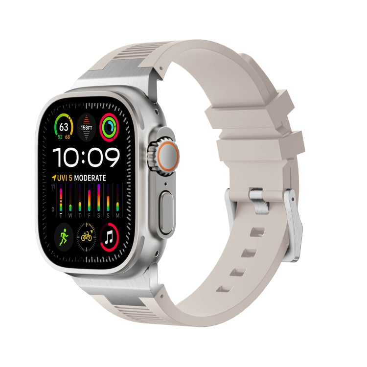 สายรัดนาฬิกาซิลิโคนเหลว Loners สำหรับ Apple Watch SE 2023 44mm, สำหรับ Apple Watch Ultra 2 49mm, สำหรับ Apple Watch Series 9 45mm