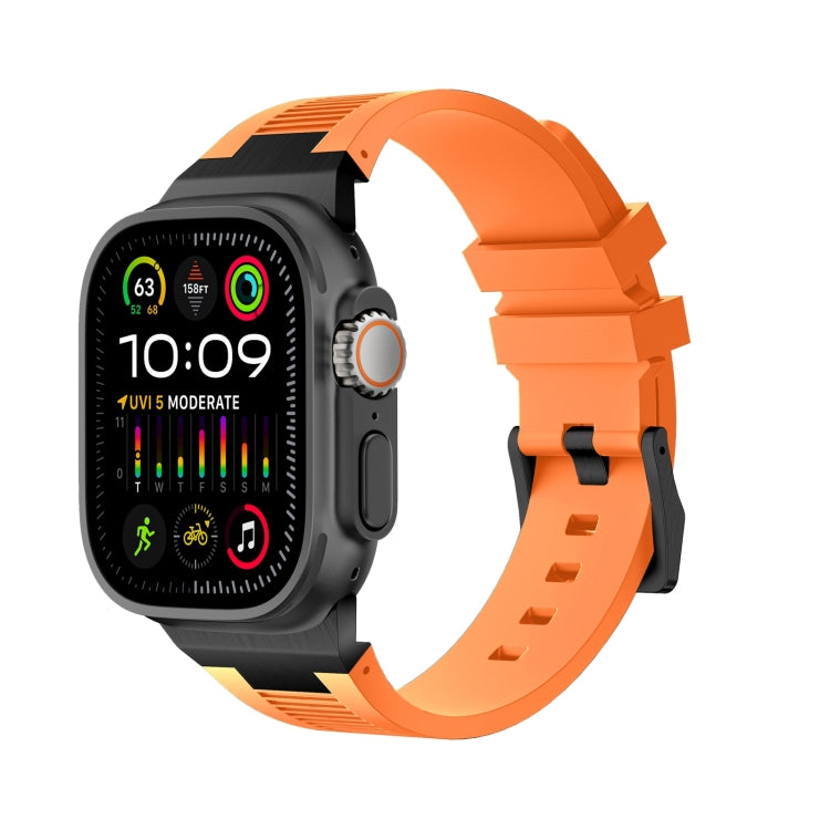 สายรัดนาฬิกาซิลิโคนเหลว Loners สำหรับ Apple Watch Ultra 49mm, สำหรับ Apple Watch Series 8 45mm, สำหรับ Apple Watch SE 2022 44mm