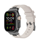 Loners Liquid Silicone Watch Band, For Apple Watch Ultra 49mm, For Apple Watch Series 8 45mm, For Apple Watch SE 2022 44mm