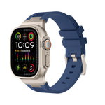Loners Liquid Silicone Watch Band, For Apple Watch Ultra 49mm, For Apple Watch Series 8 45mm, For Apple Watch SE 2022 44mm
