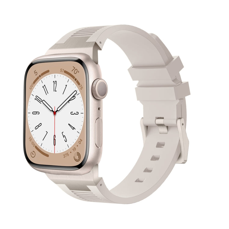 สายรัดนาฬิกาซิลิโคนเหลว Loners สำหรับ Apple Watch Series 7 45mm, สำหรับ Apple Watch SE 44mm, สำหรับ Apple Watch Series 6 44mm