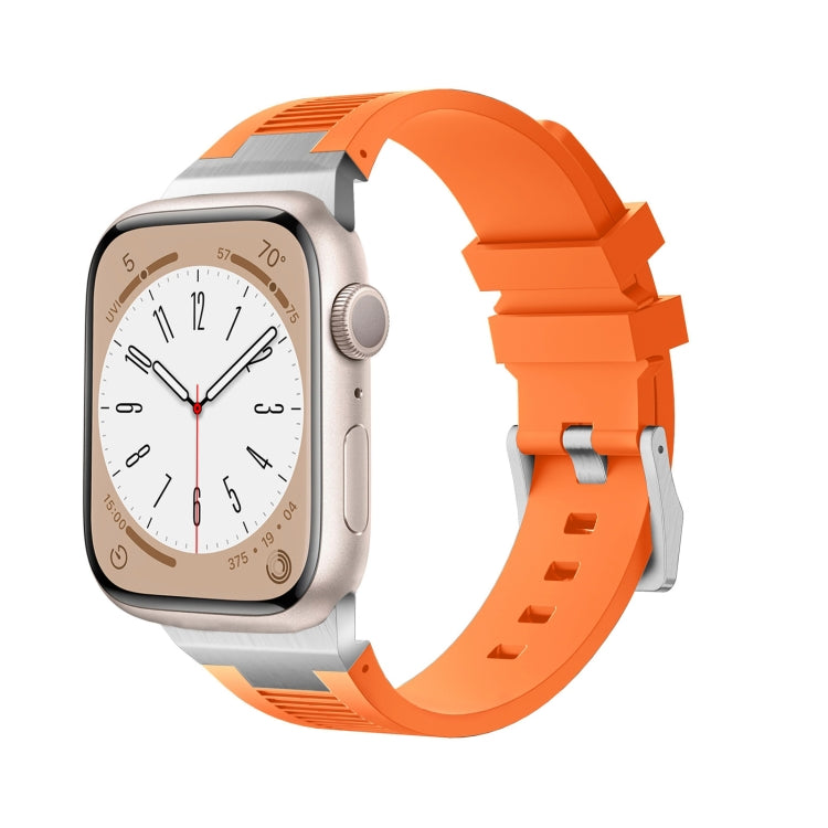 สายรัดนาฬิกาซิลิโคนเหลว Loners สำหรับ Apple Watch Series 7 45mm, สำหรับ Apple Watch SE 44mm, สำหรับ Apple Watch Series 6 44mm